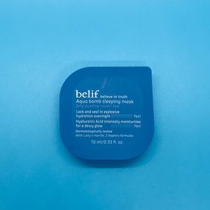 3/$15💞New Belif Aqua Bomb Sleeping Mask
